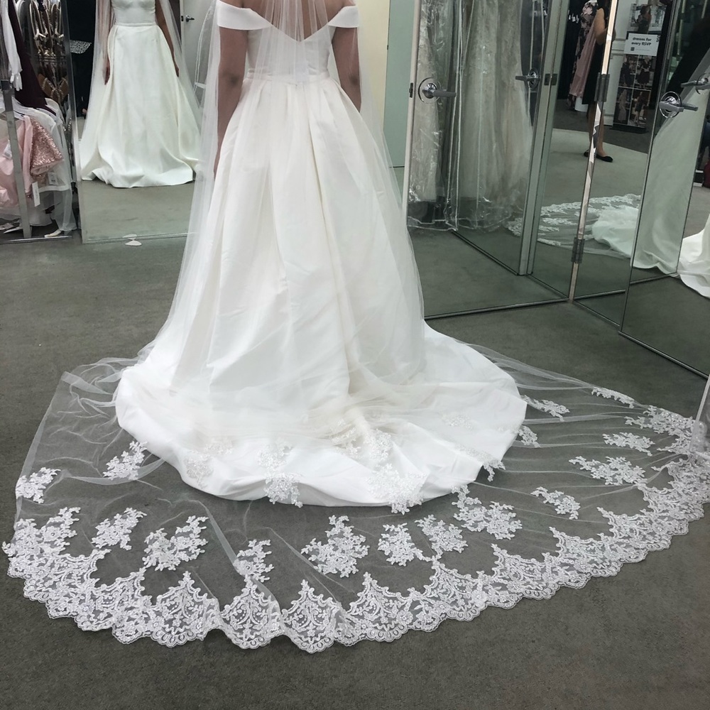 Cathedral length wedding veil